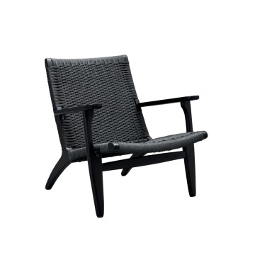 Απλή σύγχρονη καρέκλα αναψυχής σχοινιού Nordic Fashion Dining Hollow Chair Outdoor Leisure Office Chair