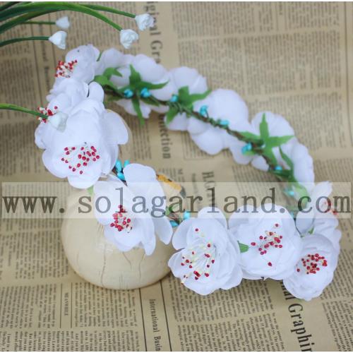 Schneewittchen Blume Girlande Kranz Weihnachtsfeier Kopfschmuck Stirnband Girlande Haar Blume