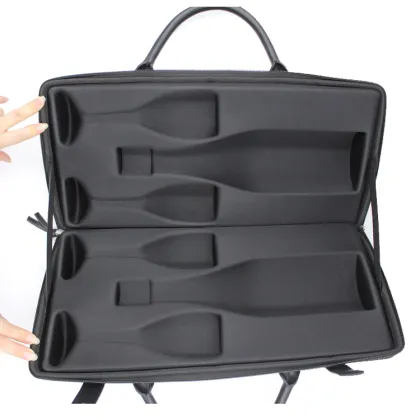 Luxury hard wine packaging case