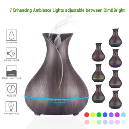 400ml Home Office Top Ions Timer Aromatherapy Diffuser