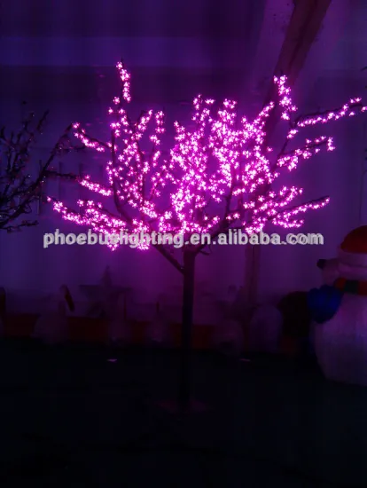 zhongshan factory project lights cherry tree decoration