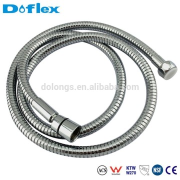 Doflex 2015 new fashion anti twist stainless steel 304 chrome plated shower hose 59inches(1.50meter)