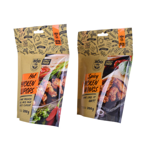 200g Custom Zipper Packaging Fast Dry Food Bags