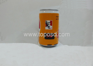 Mini Usb Exquisite Gift Speaker Coca Cola With Screen Display Support Tf Card Usb Fm Radio For Mobile Phone Speakers 