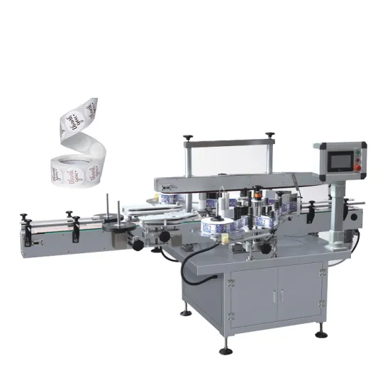 High Efficiency Round Bottle Labeling Machine with Date Printer and Triple Face Positioning Sticker Application