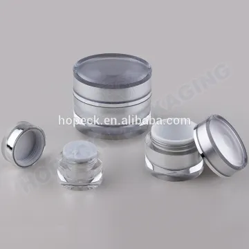 customized straight round shape acrylic jar