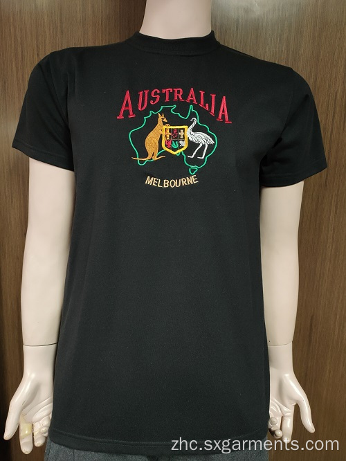 定制男士100％棉质T恤