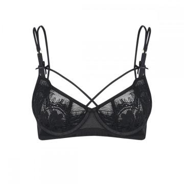 Ensemble soutien-gorge et string en dentelle de cils personnalisés