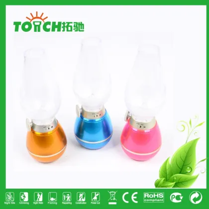 Vintage design retro lantern lights high quality rechargeable tent lamp night camping lights portable