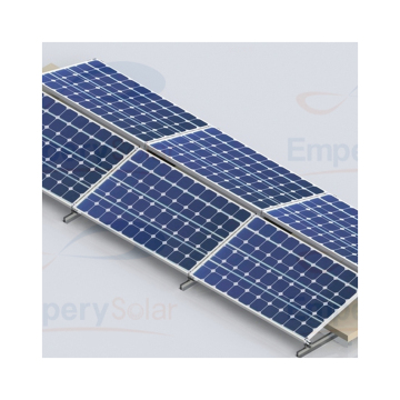 Back-to-Back Solar Panel Mounting System: An Innovative Ballasted Concrete Solution for Flat Roofs