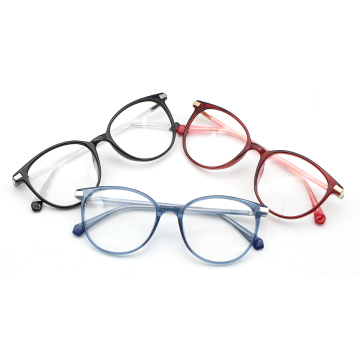 Romantic Cat Eye Optical Eyewear Frames for Women: Needle Inserted Temple Design with Lens Shape