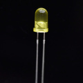 5 мм рассеянный желтый светодиод с чипом Epistar 590 нм