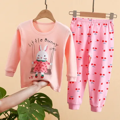 Autumn New Cotton Long-Sleeve Underwear and Pajama Set