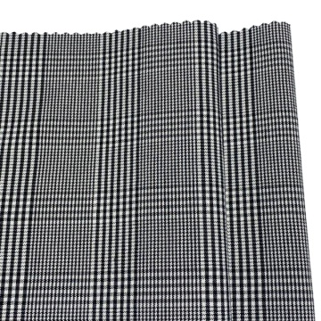 Classic houdstoot woven viscose rylon elastic fabric