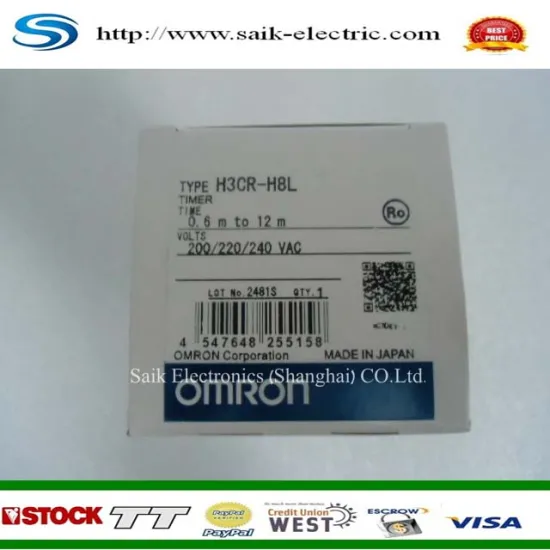 Omron Timer H3CR-H8L 0.6m to 12m 200/220/240VAC