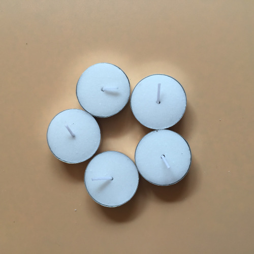 Unscented White Pure Wax Tealight Candles Bulk