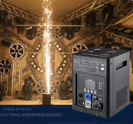 Professional Dj Stage Lighting Spark and Fireworks Machine for Wedding with Digital Fireworks Illusion Effects