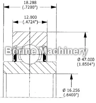 203KRR6, 6095 Special Agricultural bearing