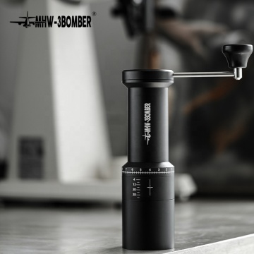 Custom Coffee Accessories MHW-3BOMBER Voyager Series Adjustable Aluminum Alloy Manual Coffee Grinder