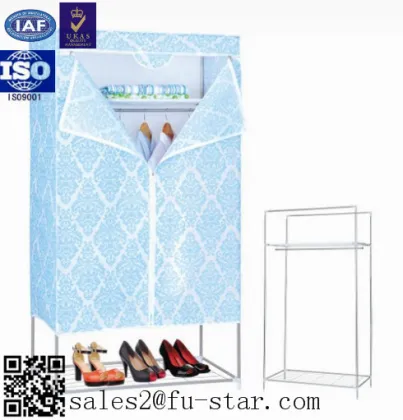 Bedroom furniture storage wardrobe waterproof otobi furniture in bangladesh price non woven folding fabric wardrobe cabinet