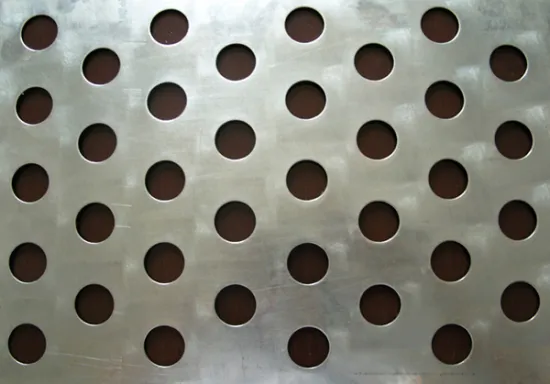 Ss 304 304L 316 316L Stainless Steel Perforated Metal Mesh Panel Sheet