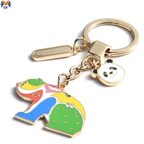 Metal Craft Custom Love Logo Enamel Keyring