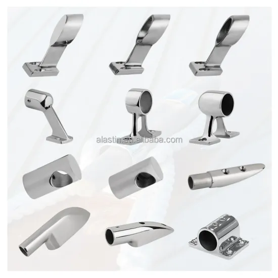 Wholesale Boat Handrail Bracket Stanchion 1inch 7/8inch Heavy Duty 316 stainless steel Marine Hardware Mount