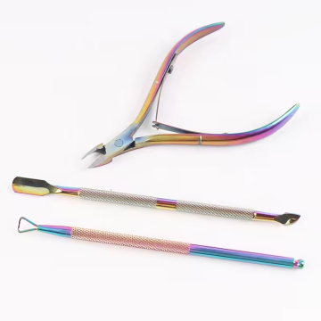 Custom Color Factory Wholesale Stainless Steel Nail Cuticle Nipper Set