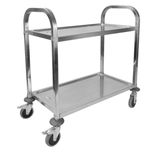 Stainless Steel Kitchen Cart with Casters