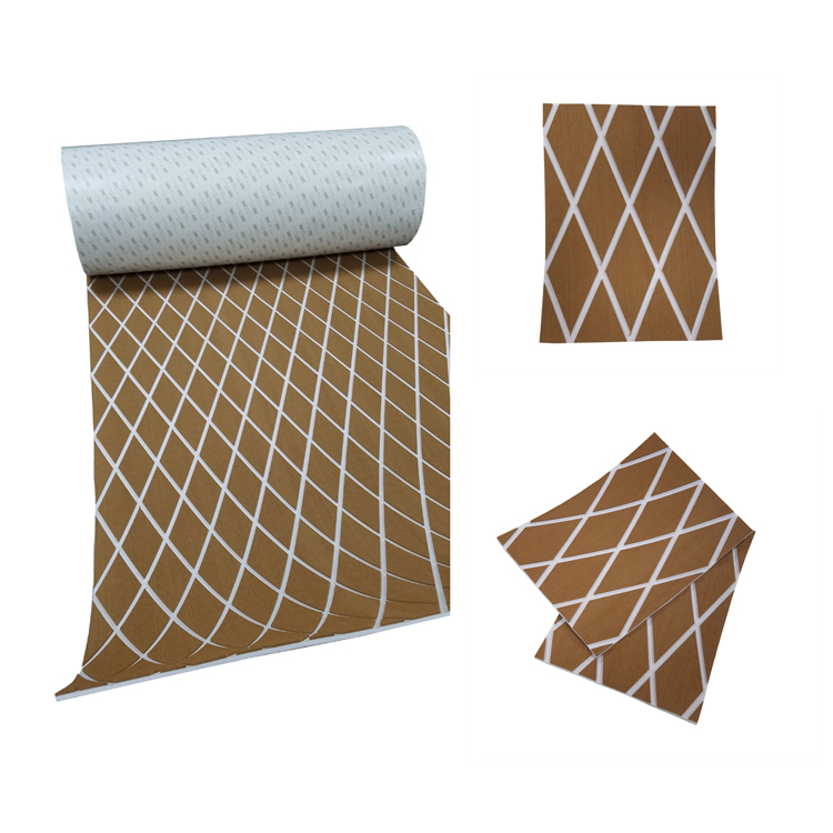 Light Brown & White EVA Marine Diamond Sheet