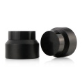professional factory matte black Skin Care Empty 1oz 50g glass cosmetic face cream jar with screw lid