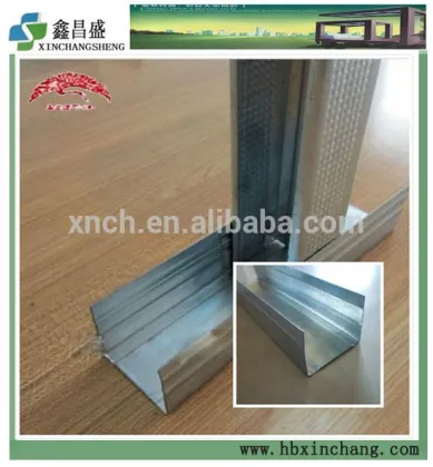 Metal profile for gypsum wall plate