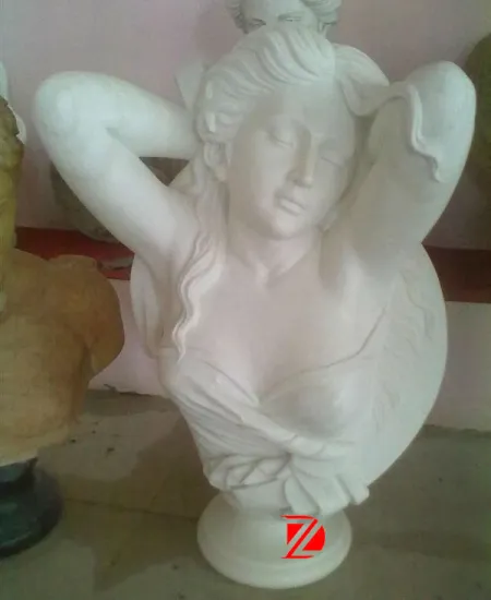 Sex girl head sculpture
