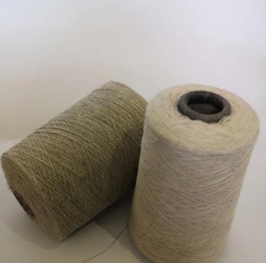 Good environmental performance hemp blended yarn