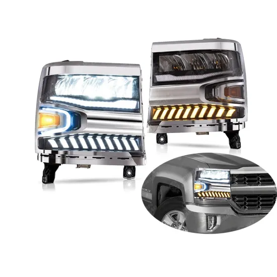 LED Headlights for Silverado 1500 2016-2018 Offroad Front Lamp