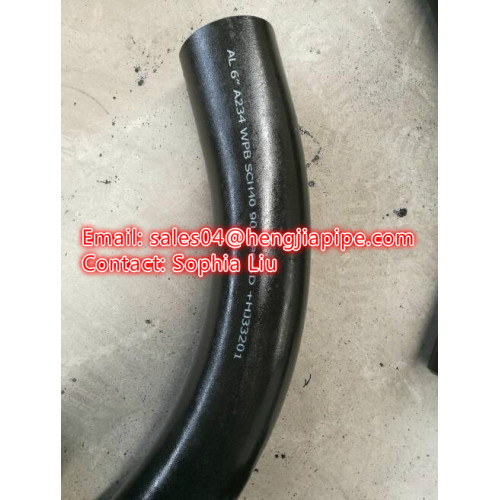 seamless butt welded ASTM A234WPB 5D bend