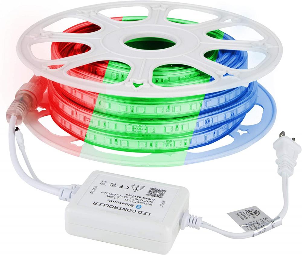 Tiras de luces LED que cambian de color con control remoto