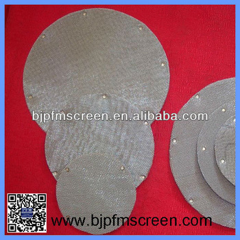Spot Welding Stainless Steel Multilayer Filter Discs