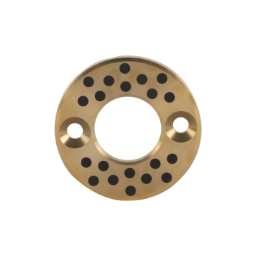 High-temperature Dry-running Oilless Self Lubricating Solid Graphite Inserted Bronze Thrust Washer