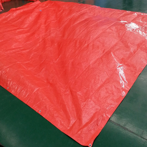 Tirai Tarpaulin Orange tahan lama