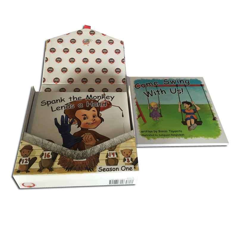 5 Pieces Children Books Set with Magnet Box