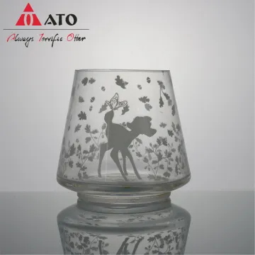 Wholesale Glass Hand-Made Carton Water Mug glass