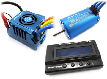 HobbyWing Xerun 150A ESC + 4068SD Sensored 2250KV Motor + Programmer