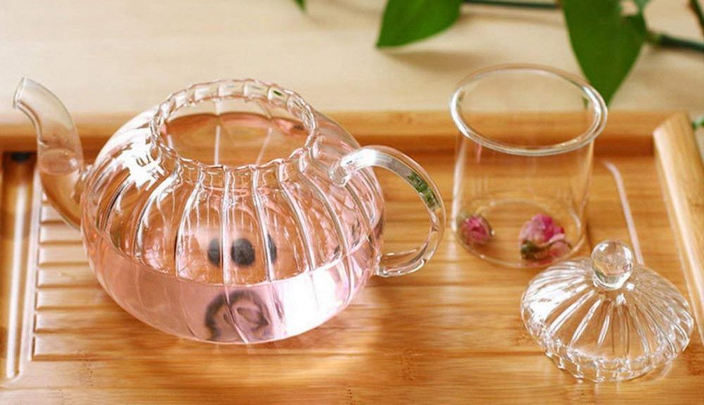 Glass Tea Pots for Flowering Tea Loose Leaf Tea