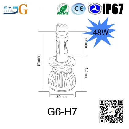 High Quality Car Accessories 48W Led Headlight Advance Auto Parts Led Lights