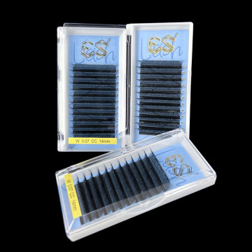 Dark Soft Mix Fluffy Natural Curl Mink Faux Lashes Eyelash Extension Kit