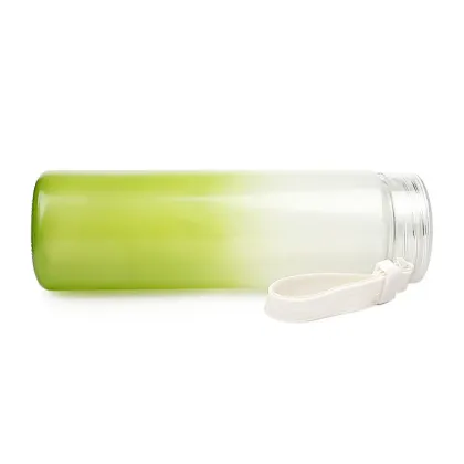 400ml green juice glass drinking bottle