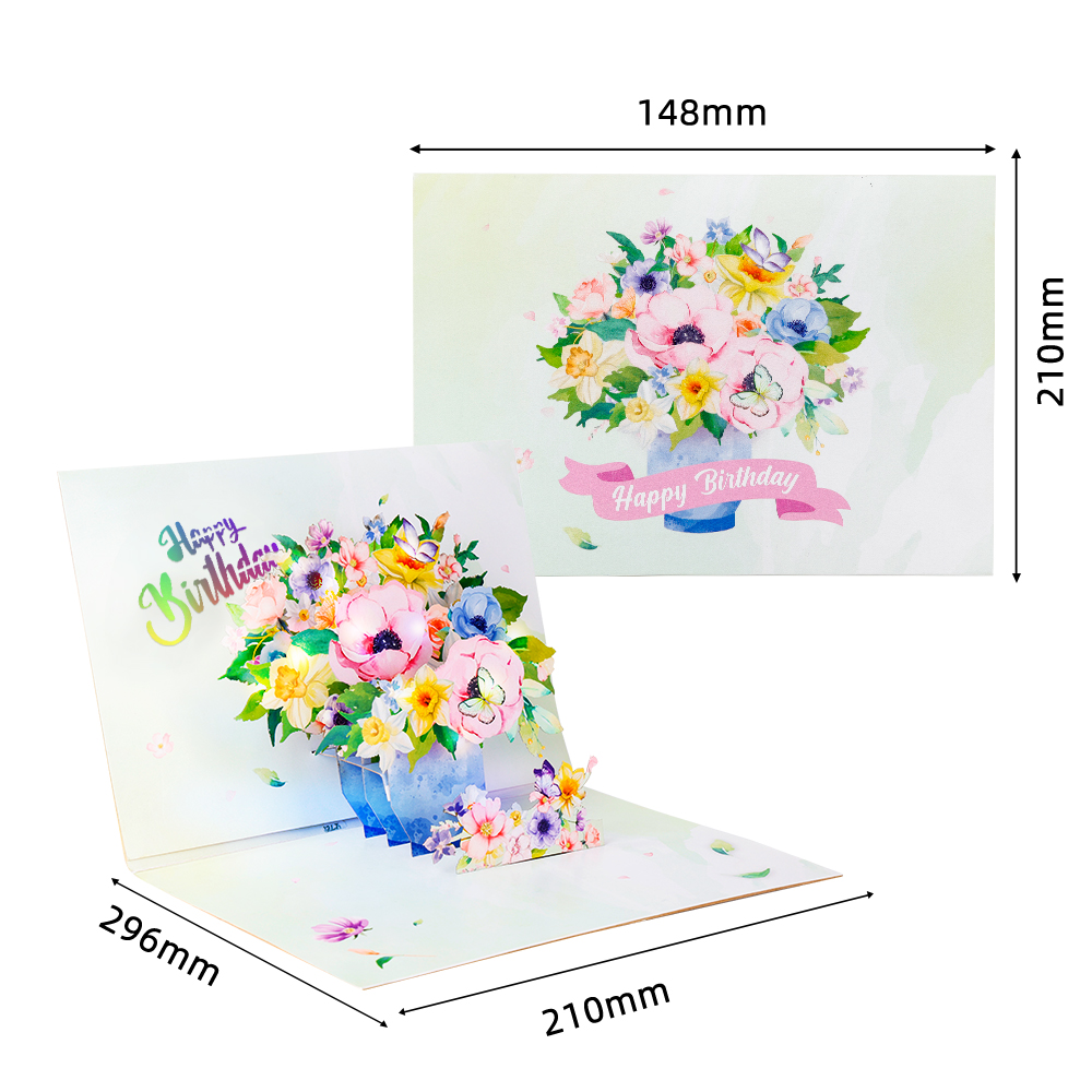 3D birthday pop up card