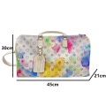 Large Capacity Colorful Tie-dye Travel Duffle Bag