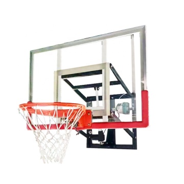 Height Adjustable Wall Mounted Basketball Hoop Stand